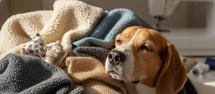 materiales peluches perro