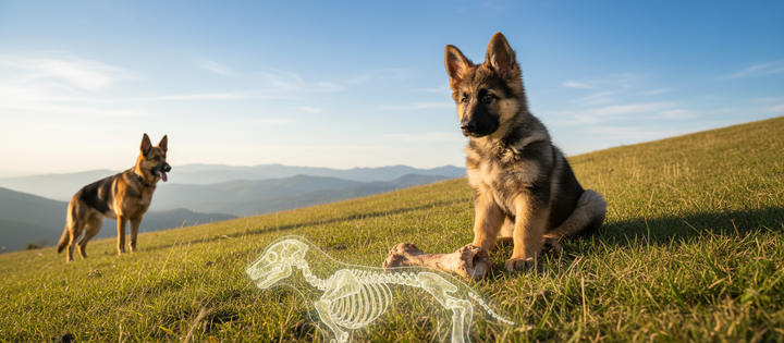 Cachorros de Raza Grande: Guía Vital de Crecimiento Óseo