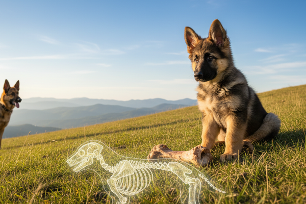Cachorros de Raza Grande: Guía Vital de Crecimiento Óseo