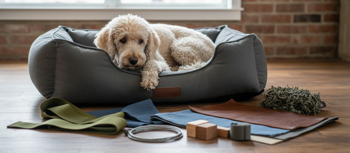 materiales camas perro