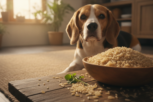 Flatulencias en perros: Por qué el arroz integral es la solución