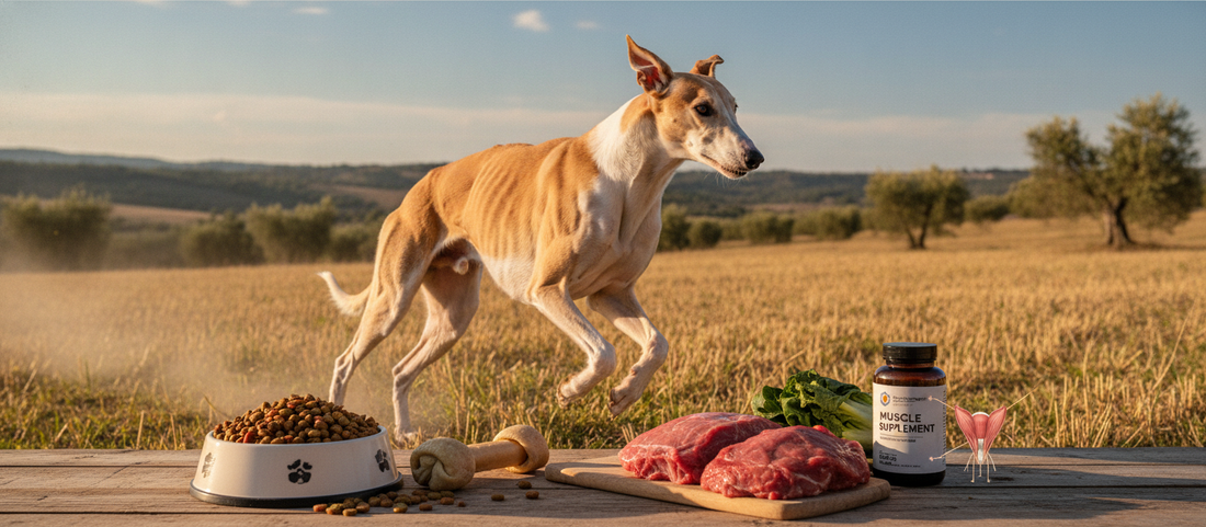 Nutrición galgos energía muscular