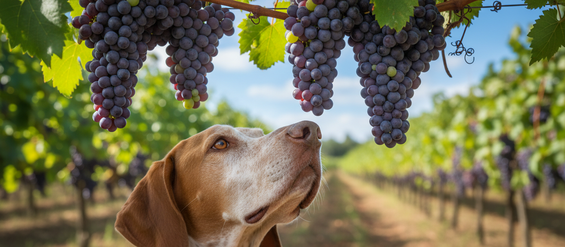 Perros y uvas